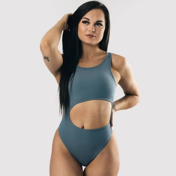 Monarch Bodysuit, M, Azul - Picture 1 of 9